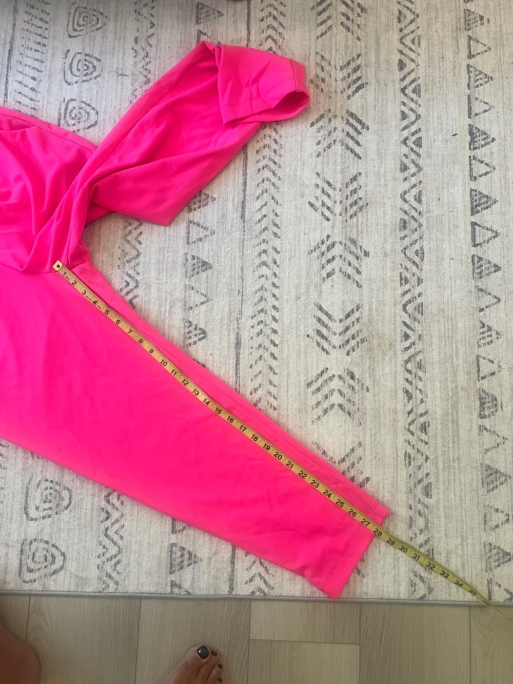 New York & Company Hot Pink Strapless Jumpsuit - Picture 8 of 10